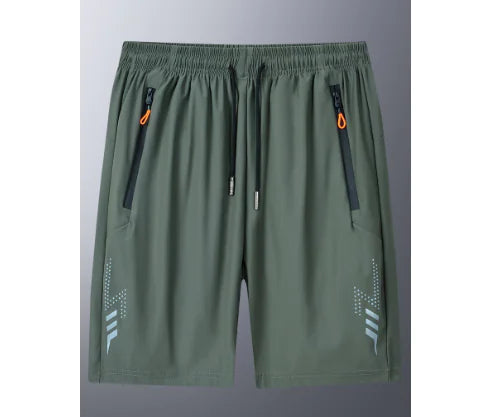 Men's Quick-Dry Ice Silk Loose Shorts (One Piece)