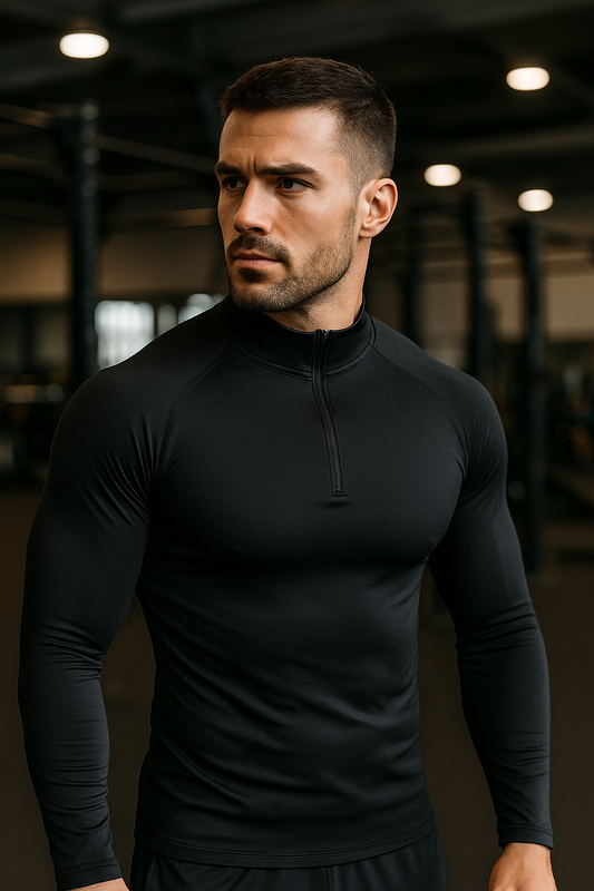 Simon Fitness Collar Sweater